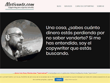 Tablet Screenshot of motivante.com